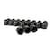 Vestil Hex Spoke Bolt Cap, 3/4 in Fits Bolt Dia, Black, Plastic Matte, 20 PK BC-BK-34-PK - alternate 1